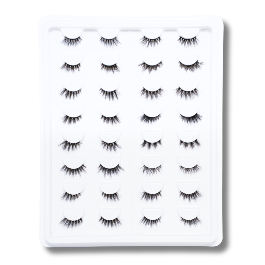 3D Mink Hair Corner Lashes-16 Pairs
