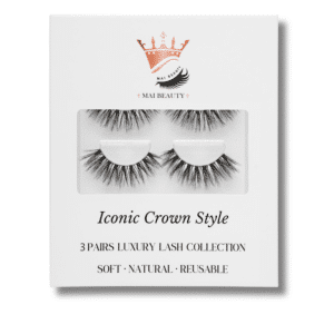 Iconic Crown Style Lashes – 3 Pairs