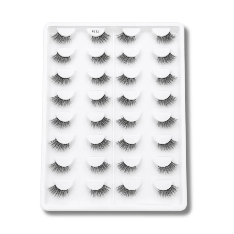 Natural Fox Hair Corner Lashes -16 Pairs (P322)